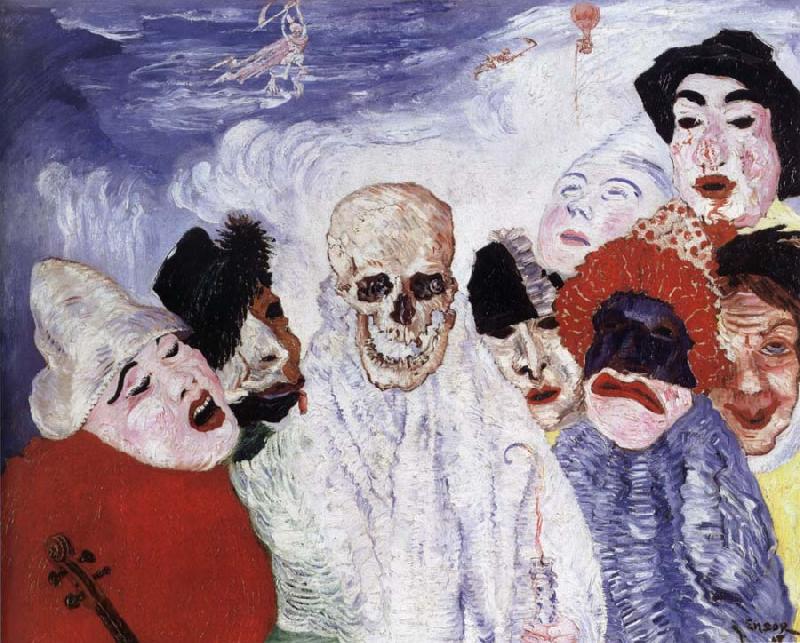 James Ensor Death and the Masks Germany oil painting art